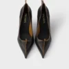 Antiqued Leather Pumps
