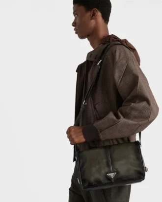 Antiqued Leather Shoulder Bag