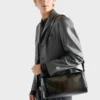 Antiqued Leather Shoulder Bag