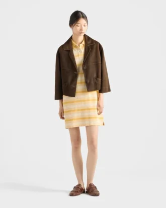 Bayadere Stripe Piqua Mini-Dress