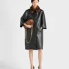 Bonded Leather Coat