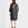 Bonded Leather Coat