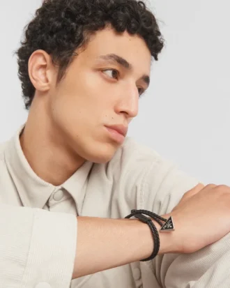 Braided Nappa Leather Bracelet