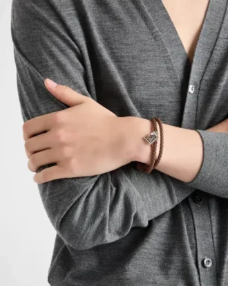 Braided Nappa Leather Bracelet