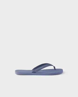 Brushed Leather Flip-Flops