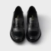 Brushed Leather Loafers