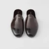 Brushed Leather Slippers
