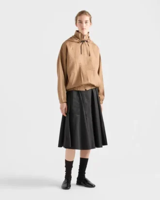 Camel-Hair Blouson Jacket