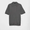 Cashmere and Silk Polo Shirt