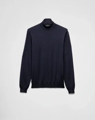 Cashmere and Silk Turtleneck Sweater