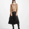 Cashmere and Wool Prada Logo Crew-Neck Sweater