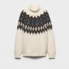 Cashmere and Wool Turtleneck Sweater