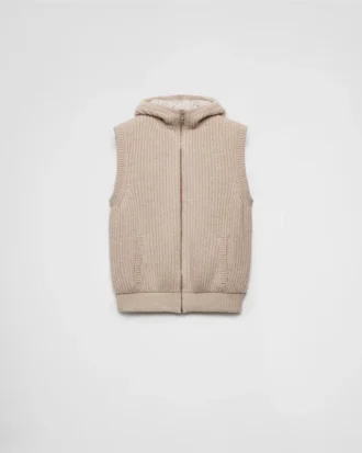 Cashmere Hoodie Vest