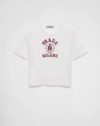 Cashmere Intarsia T-Shirt