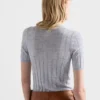 Cashmere, Silk and Linen Polo Sweater