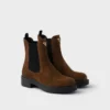 Chocolate Suede Chelsea Boots
