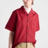 Cotton Blend Bowling Shirt
