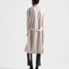 Cotton Blend Robe Coat