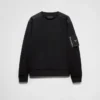 Cotton Fleece and Re-Nylon Sweatshirt