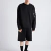 Cotton Fleece and Re-Nylon Sweatshirt