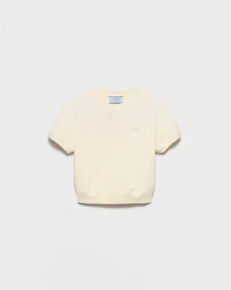 Cotton Fleece Crew-Neck T-Shirt