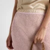Cotton Mesh Skirt