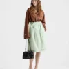 Cotton Midi-Skirt