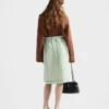 Cotton Midi-Skirt