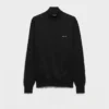 Cotton Mock Turtleneck Sweater
