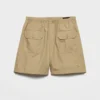 Cotton Poplin Bermudas