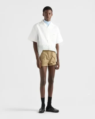Cotton Poplin Bermudas