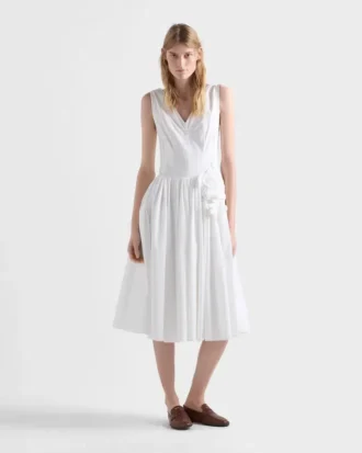 Cotton Poplin Dress