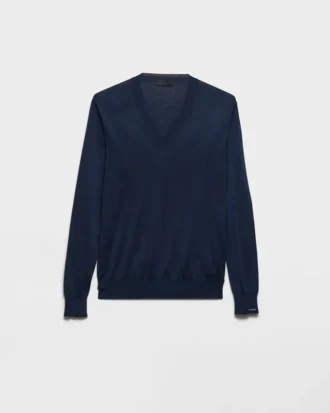 Cotton V-Neck Sweater