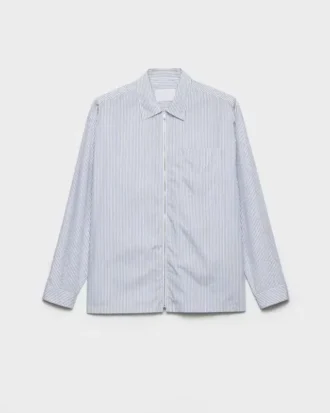 Cotton Zipper Shirt