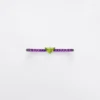 Couleur Vivante Bracelet – White Gold with Peridot and Amethyst