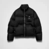 Cropped Re-Nylon Down Jacket