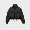 Cropped Re-Nylon Down Jacket