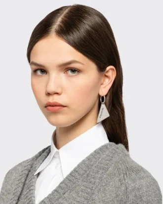 Crystal Logo Jewels Left Earring