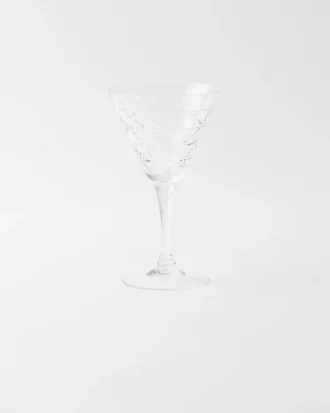 Crystal Red Wine Glass – Triangles