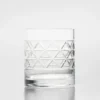 Crystal Tumbler – Triangles