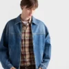 Denim Blouson Jacket