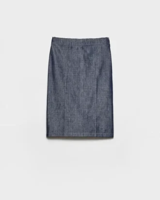 Denim Pencil Skirt