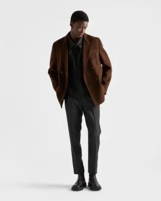 Double-Breasted Cashmere Jacket