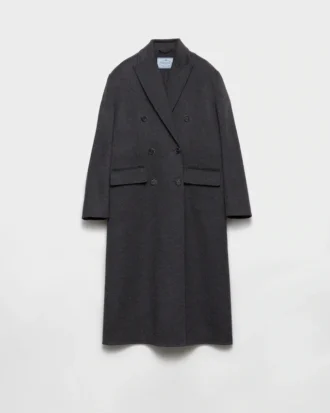 Double-Breasted Double Cashwool Coat