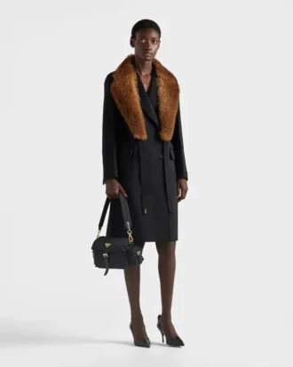 Double-Breasted Double Cashwool Coat