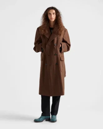 Double-Breasted Wool Coat