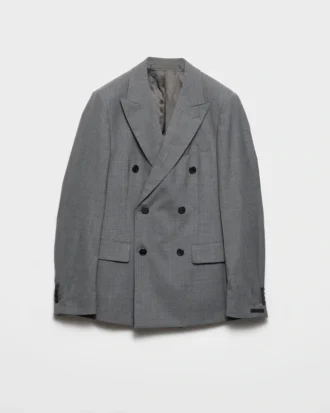 Double-Breasted Wool Jacket