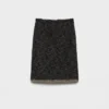 Double Tweed Midi-Skirt