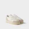 Downtown Bold Nappa Leather and Suede Sneakers