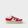 Downtown Bold Nappa Leather and Suede Sneakers